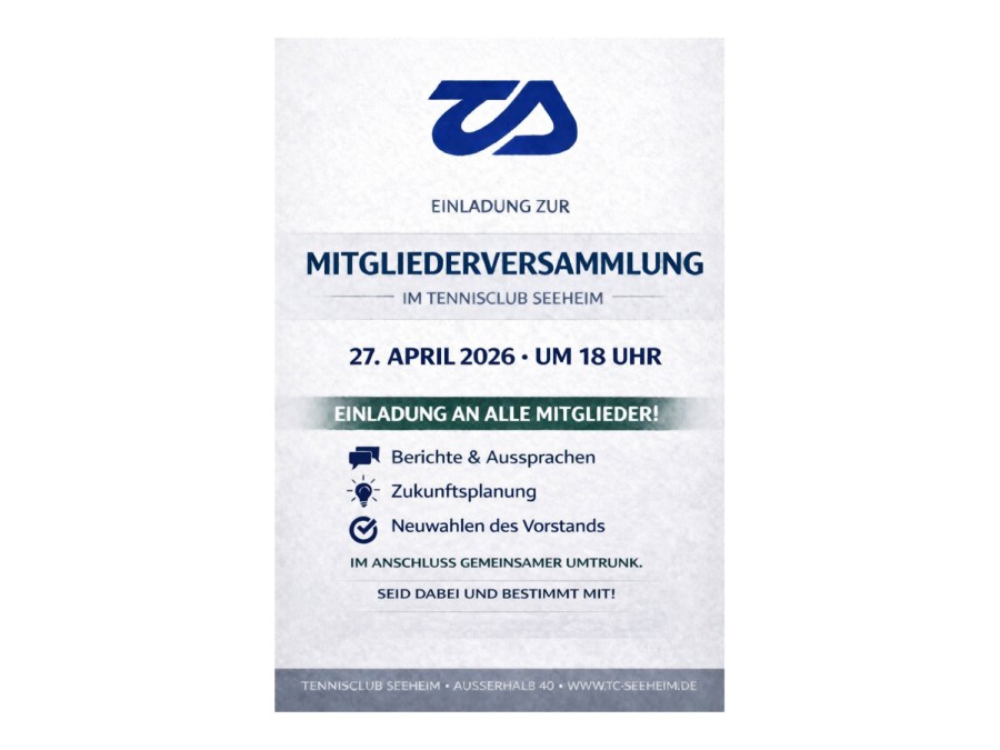 Mitgliederversammlung 2026